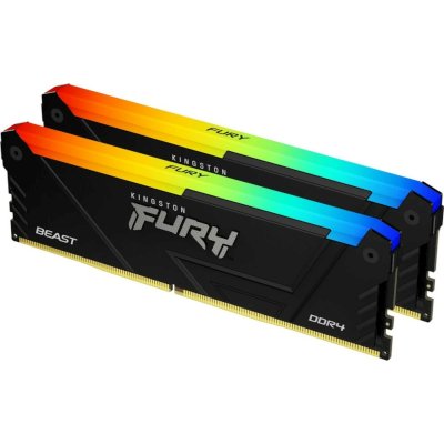 оперативная память Kingston Fury Beast RGB Black KF436C18BB2AK2/64