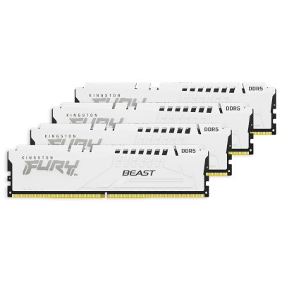 оперативная память Kingston Fury Beast White KF556C40BWK4-128