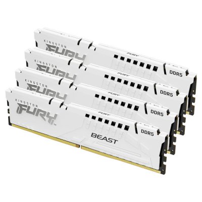 оперативная память Kingston Fury Beast White KF556C40BWK4-128