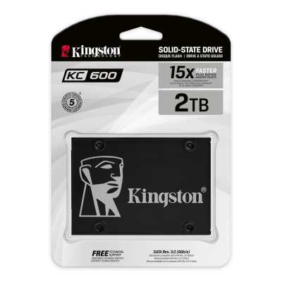 SSD диск Kingston KC600 2Tb SKC600/2048G Черный