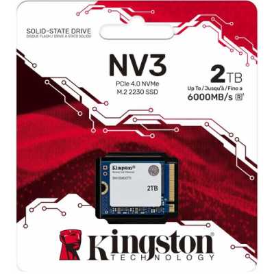 SSD диск Kingston NV3 2Tb SNV3SM3/2T0 Бело-синий