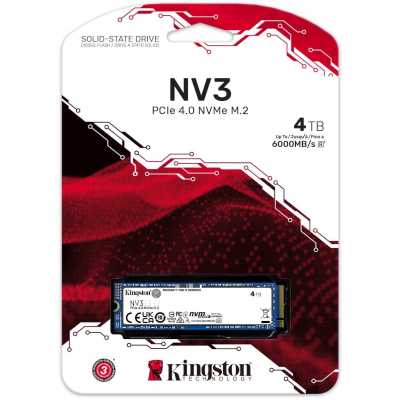 SSD диск Kingston NV3 4Tb SNV3/4000G Синий