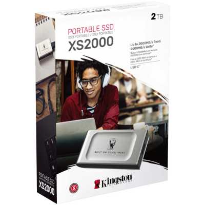 SSD диск Kingston XS2000 2Tb SXS2000/2000GA Серебристый