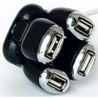 разветвитель USB Konoos UK-01 черный