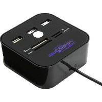 разветвитель USB Konoos UK-29 черный