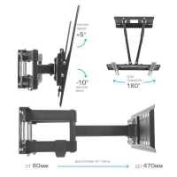 кронштейн Kromax Pixis-L-2 Black черный