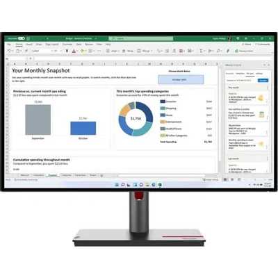 монитор Lenovo ThinkVision P27h-30 63A1GAT1UK Черный