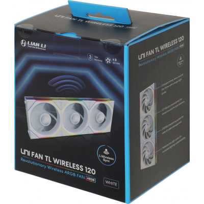 кулер Lian Li Uni Fan TL Wireless 120 ARGB White 3 Pack Белый