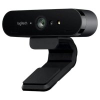 веб-камера Logitech Brio 960-001106 черный, оранжевый