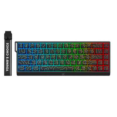 клавиатура Mchose Ace68 Black Topographic MC-ACE68-33 Черный