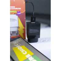 сетевое зарядное устройство More choice NC24a Black Черный