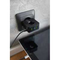сетевое зарядное устройство More choice NC48i Black NC48i Black