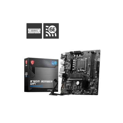 материнская плата MSI B760M Bomber WiFi Черный