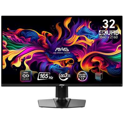 монитор MSI MAG 321UP QD-OLED Черный