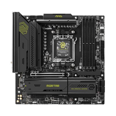 материнская плата MSI MAG B850M Mortar WiFi Черный
