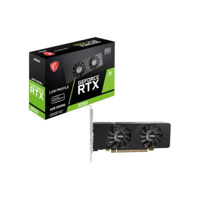 видеокарта MSI nVidia GeForce RTX 3050 LP E 6G OC