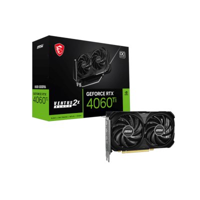 видеокарта MSI nVidia GeForce RTX 4060 Ti Ventus 2X Black E1 8G OC