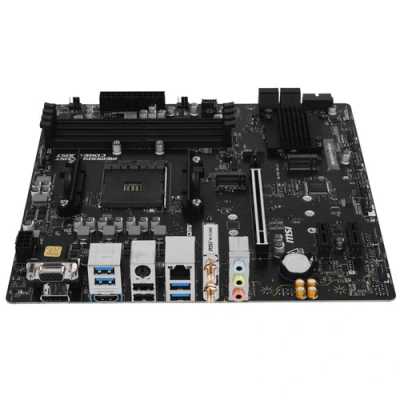 материнская плата MSI Pro B550M-P WIFI6E Черный