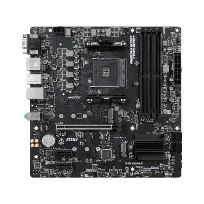 материнская плата MSI Pro B550M-P Черный