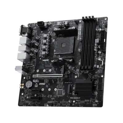 материнская плата MSI Pro B550M-P Черный