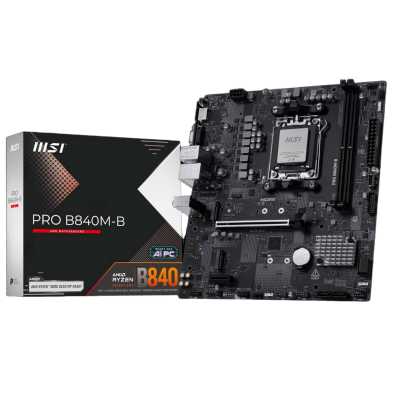 материнская плата MSI Pro B840M-B Черный