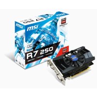 видеокарта MSI R7 250 2GD3 OC V1