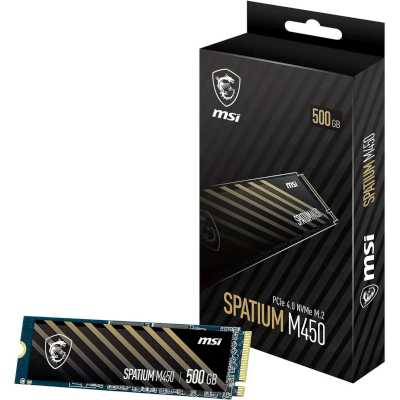 SSD диск MSI SPATIUM M450 500Gb S78-440K220-P83 Синий