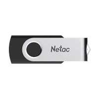 флешка Netac 128GB NT03U505N-128G-20BK Черный, серебристый