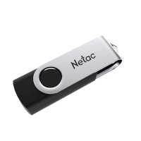 флешка Netac 64GB NT03U505N-064G-20BK Черный, серебристый