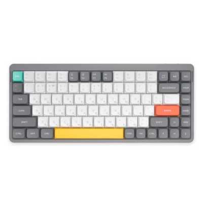 клавиатура Nuphy AIR75v2-LG-3 Серый-белый