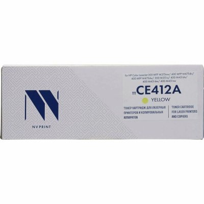 картридж NV Print NV-CE412AY желтый