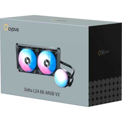 кулер Ocypus Delta L24 Black ARGB V2 Черный