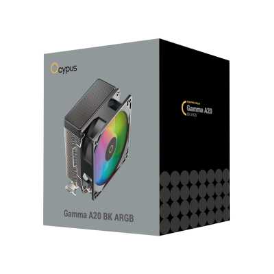 кулер Ocypus Gamma A20 Black ARGB Черный