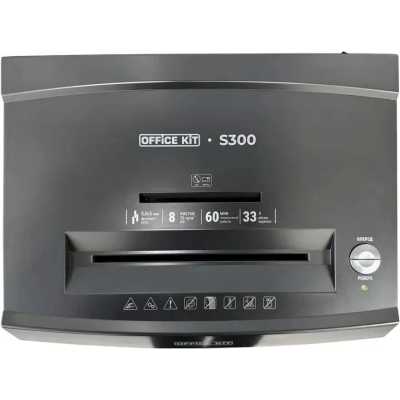 шредер Office Kit S300 0.8x5 Черный