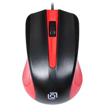 мышь Oklick 225M Black-Red