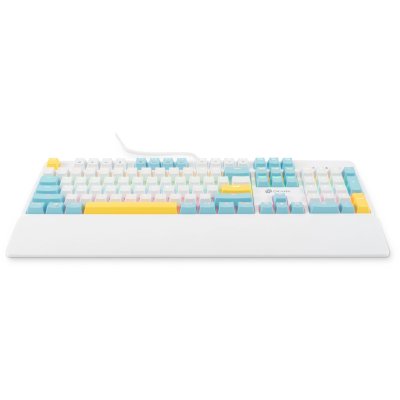клавиатура Oklick K951X White Белый-синий