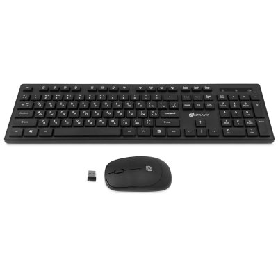 клавиатура Oklick S255W Black Черный