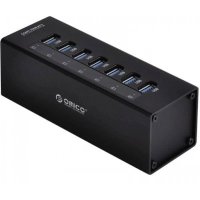 разветвитель USB Orico A3H7-BK черный