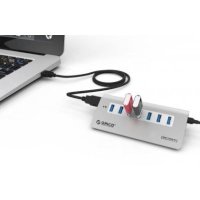 разветвитель USB Orico M3H7 серый