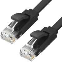 патч-корд Greenconnect GCR-LNC616-10.0m Черный