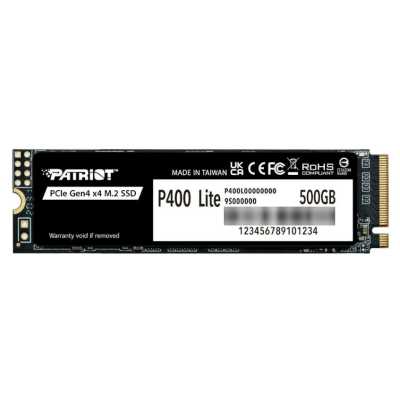 SSD диск Patriot P400 Lite 500Gb P400LP500GM28H Черный