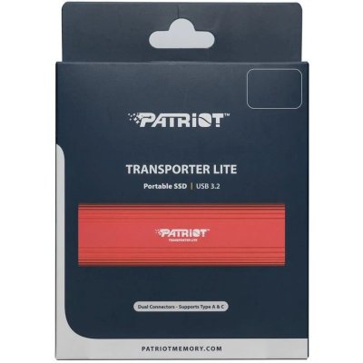 SSD диск Patriot Transporter Lite 1Tb PTPL1TBPEC Красный