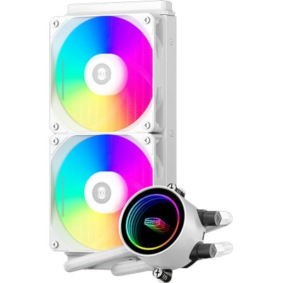 кулер PCcooler DA240 ARGB White