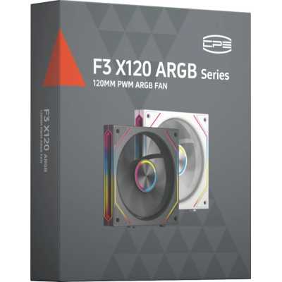 кулер PCcooler F3 X120 White ARGB Белый