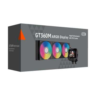кулер PCcooler GT360M ARGB Display Black Черный