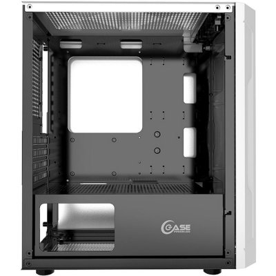 корпус PowerCase Mistral Micro Z3W Mesh LED White