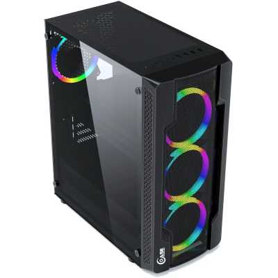 корпус PowerCase Mistral X4 Mesh LED Black