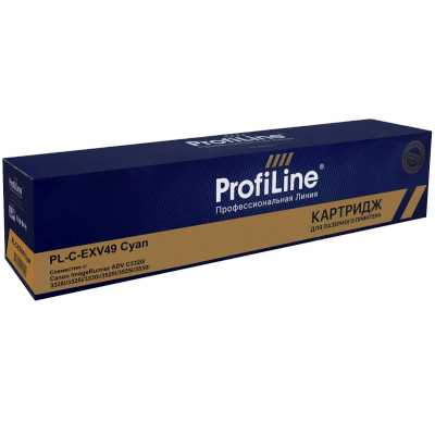 тонер-картридж ProfiLine PL_C-EXV49_C голубой