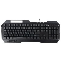 клавиатура Qcyber Hrom Black USB Черный