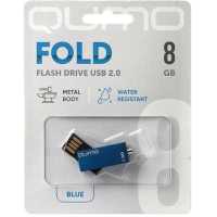 флешка Qumo 8GB QM8GUD-FLD-Blue